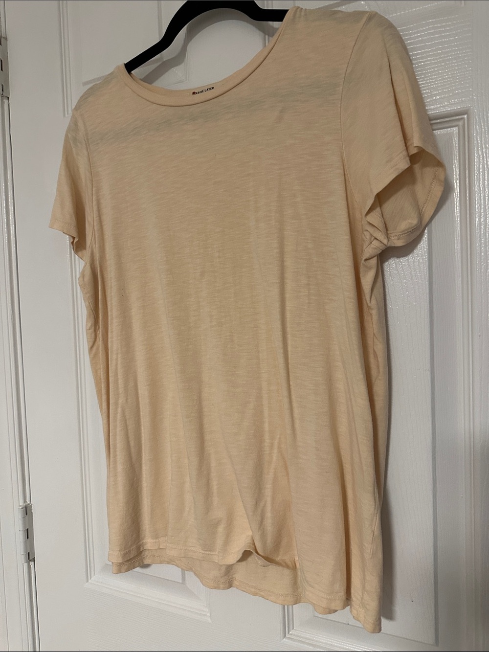 Marine Layer Swing Tee, Pale Yellow, Size Medium/M